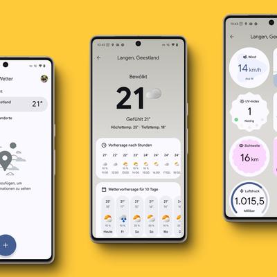 Google veröffentlicht neue Wetter-App thumbnail
